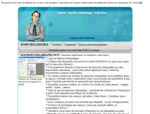 Tablet Screenshot of codebarre.cellard.com